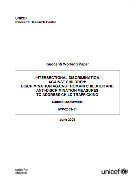 Intersectional discrimination against children: Discrimination against romani children and anti-discrimination measures to address child trafficking